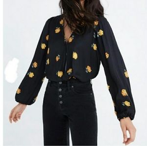 Madewell wrap top